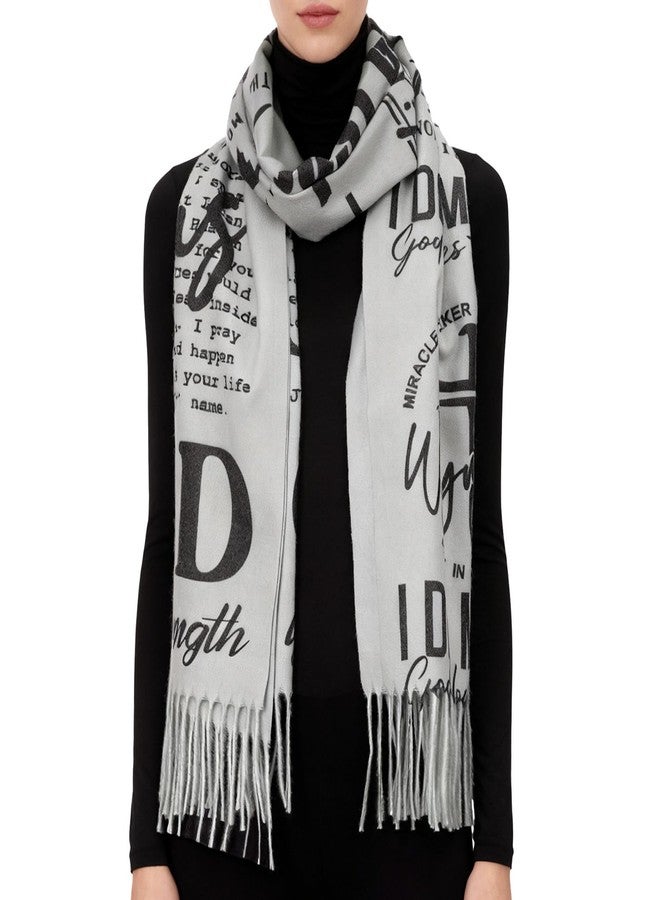Riletese Prayer Shawls For Women Religious Christian Gifts Grandma Mom Inspirational Bible Pashmina Scarf Wrap - Image 3